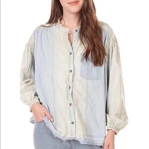 Free people denim top